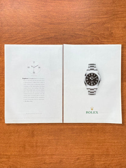 2015 Rolex Explorer Ref. 214270 Advertisement