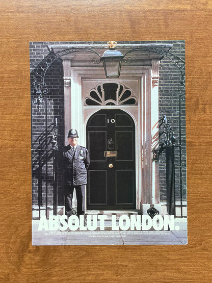 1995 Absolut London Vodka Advertisement