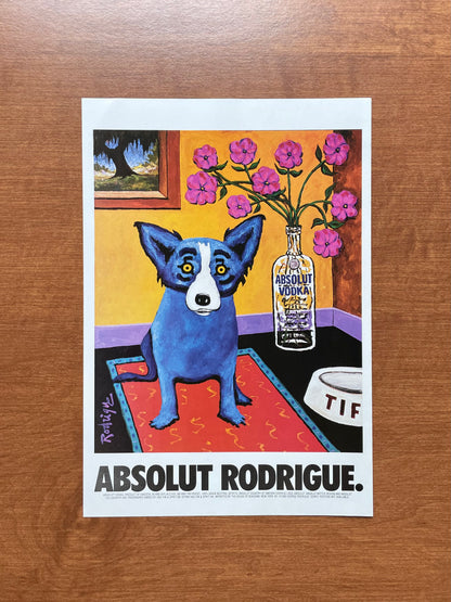 1995 Absolut Rodrigue Vodka Advertisement