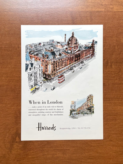 1970 Harrods Advertisement