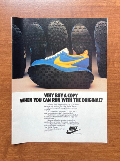1979 Nike "Why buy a copy..." Advertisement