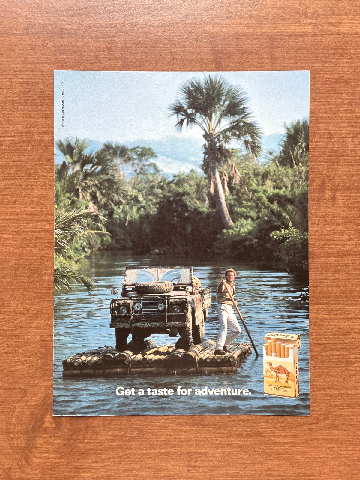 1989 Camel "Get a taste for adventure." Advertisement