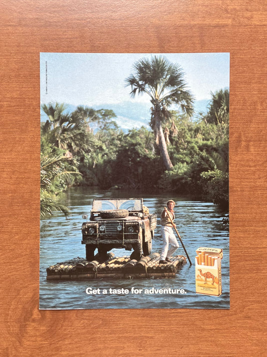 1989 Camel "Get a taste for adventure." Advertisement