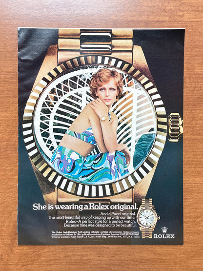 1974 Rolex Lady Datejust feat. Pucci Advertisement