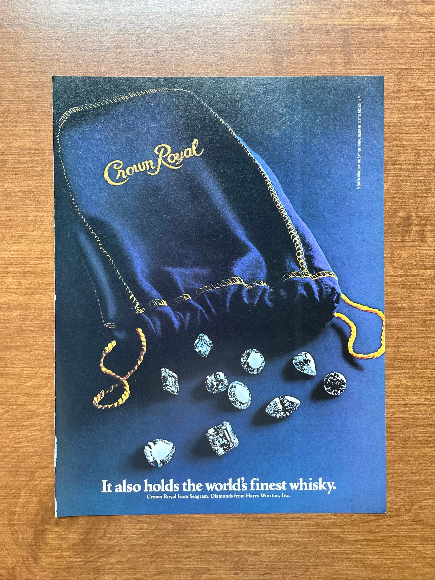 1979 Crown Royal feat. Harry Winston Advertisement