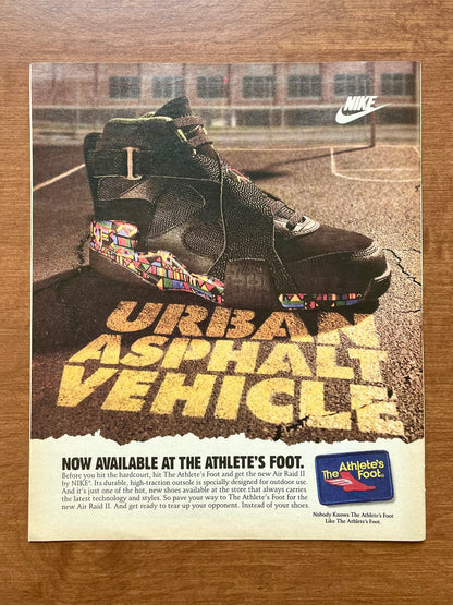 1993 Nike The Athlete's Foot "Urban Asphalt Vehicle" Advertisement