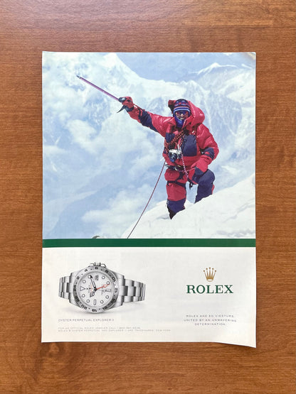 2014 Rolex Explorer II Ref. 216570 feat. Ed Viesturs Advertisement