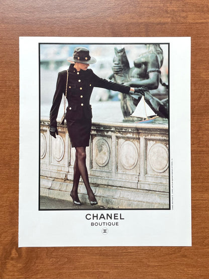 1987 Chanel Boutique Advertisement