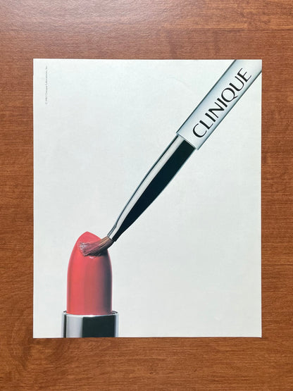 1984 Clinique Lipstick Advertisement