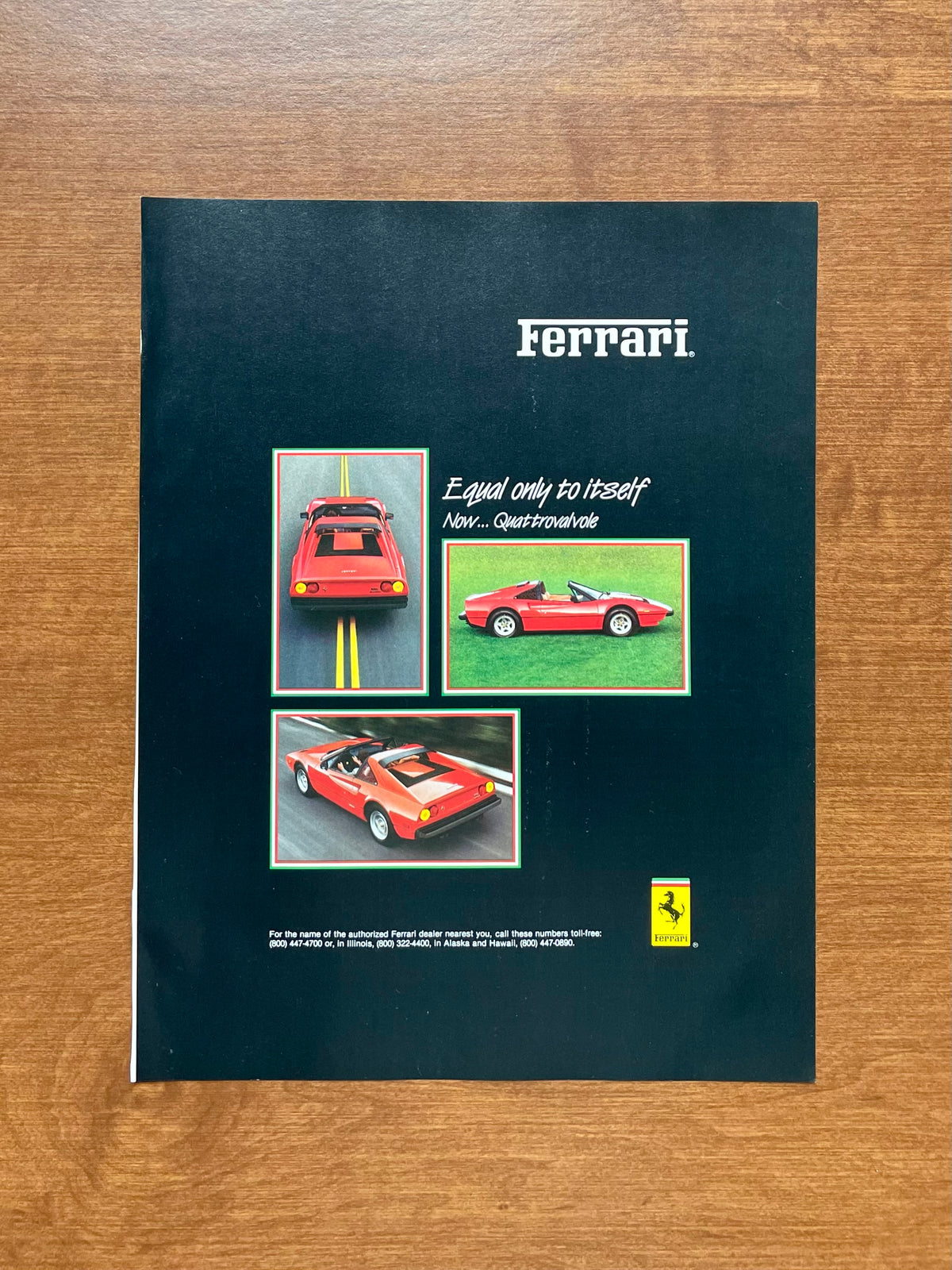 1984 Ferrari 308 Quattrovalvole Advertisement