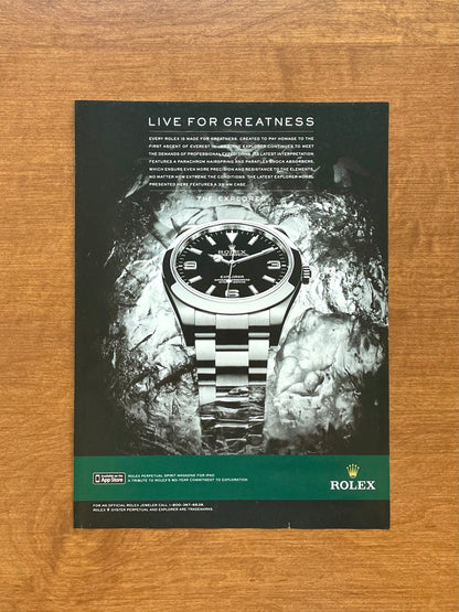 2012 Rolex Explorer Ref. 214270 Advertisement