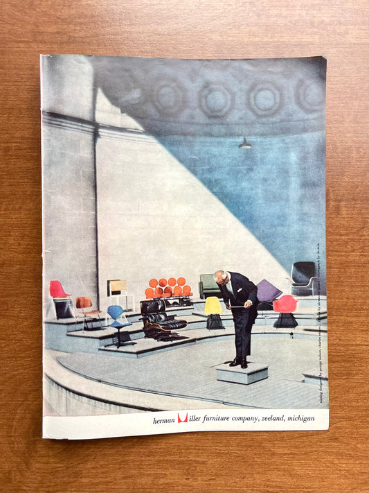 1958 Herman Miller Furniture feat. Eames and George Nelson designs Advertisement