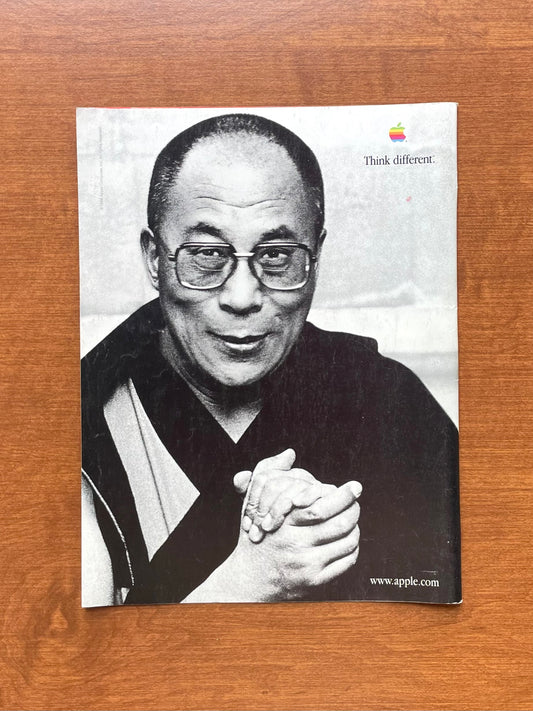 1998 Apple Computer "Think different" feat. The Dalai Lama Advertisement