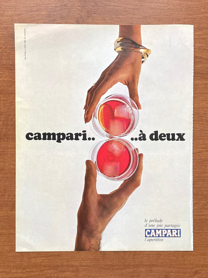 Vintage Campari "a deux" Advertisement