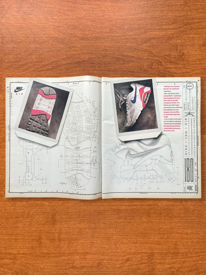 1991 Nike 180 Air Sneaker Design Specifications Advertisement