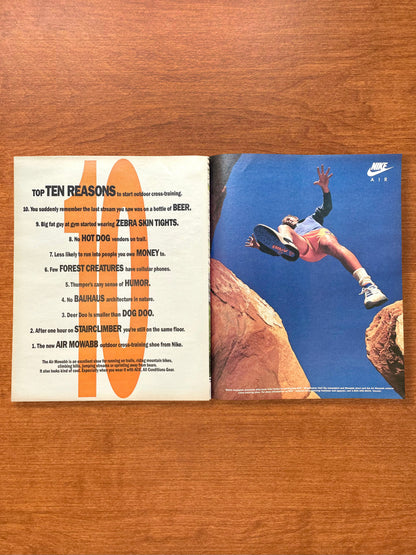 1991 Nike Air Mowabb Sneaker John Tomac Advertisement