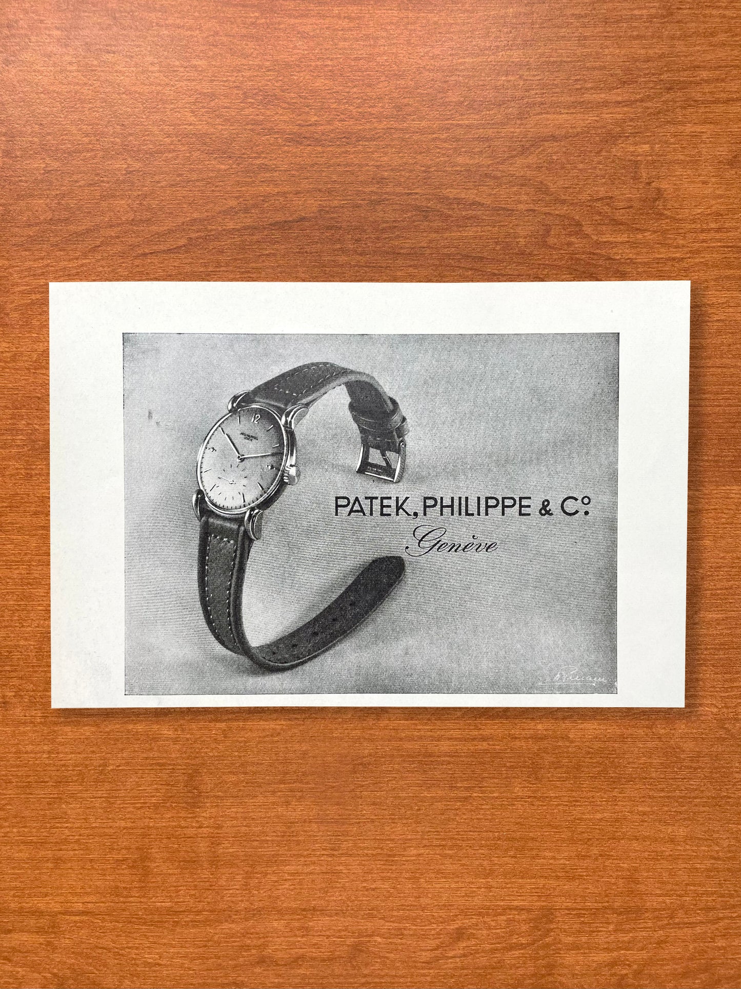 1948 Patek Philippe Ref. 1595 Advertisement