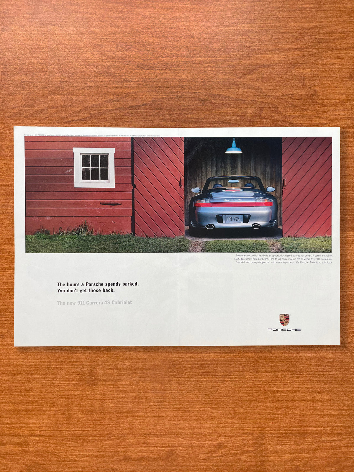 2004 Porsche 911 Carrera 4S Cabriolet "don't get those back." Advertisement