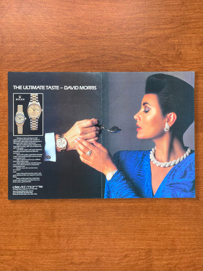 1985 Rolex Daytona "The Ultimate Taste" Caviar Advertisement