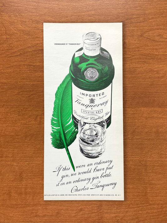 1969 Tanqueray Advertisement