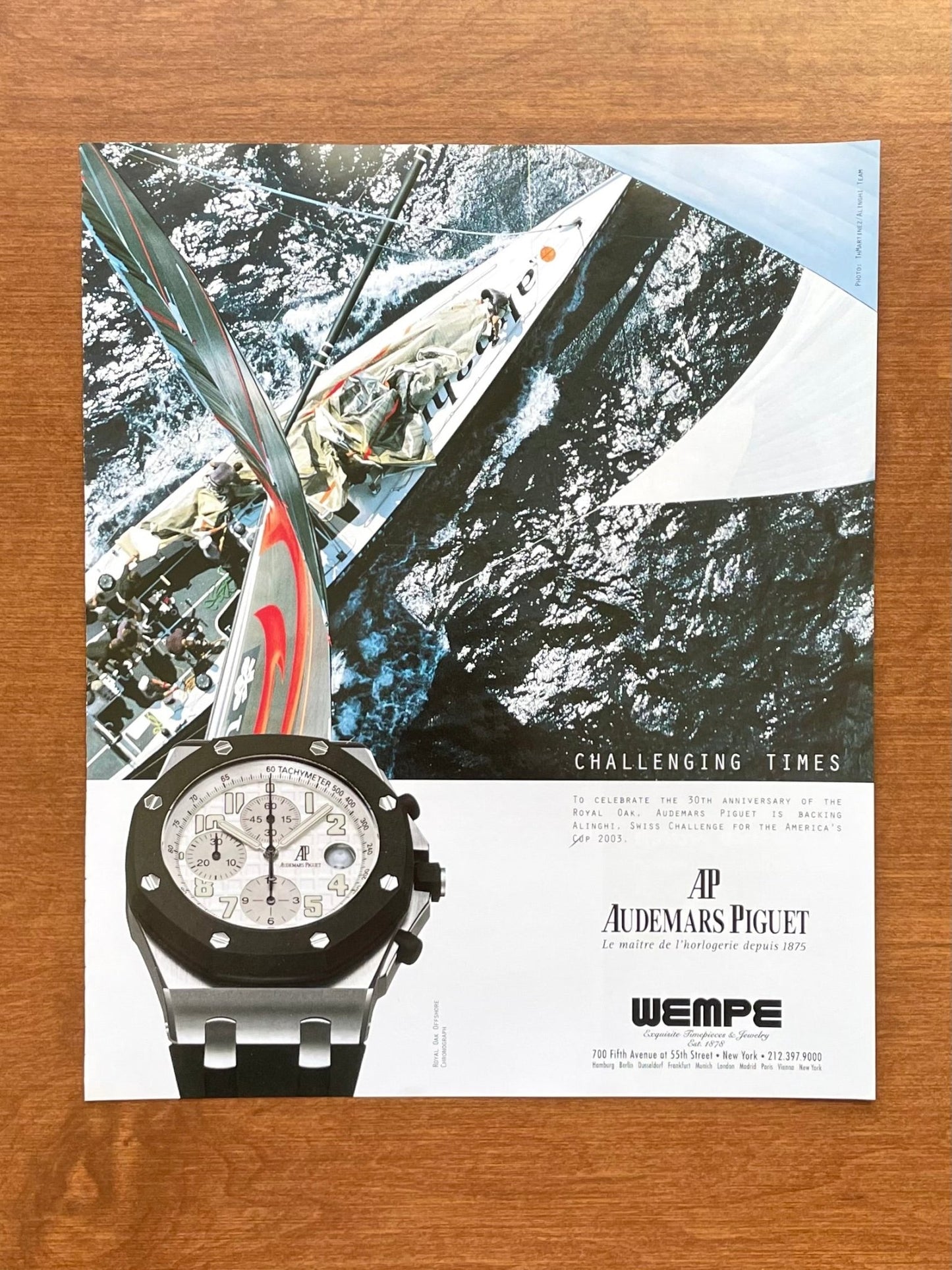 Audemars Piguet Royal Oak Offshore Chronograph at WEMPE Advertisement
