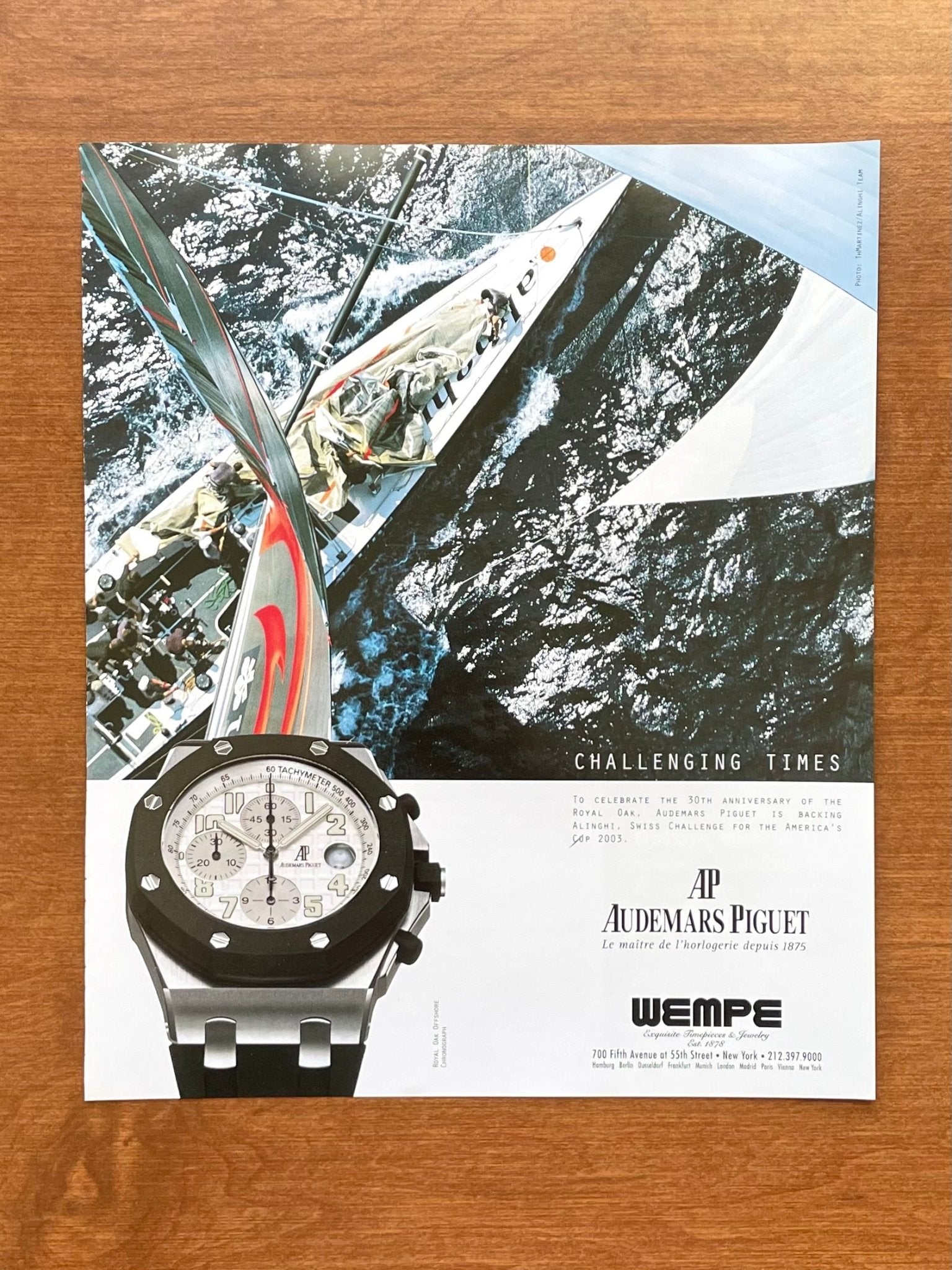 Audemars Piguet Royal Oak Offshore Chronograph at WEMPE Advertisement