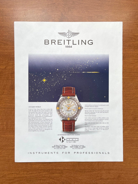 Breitling Antares World Advertisement