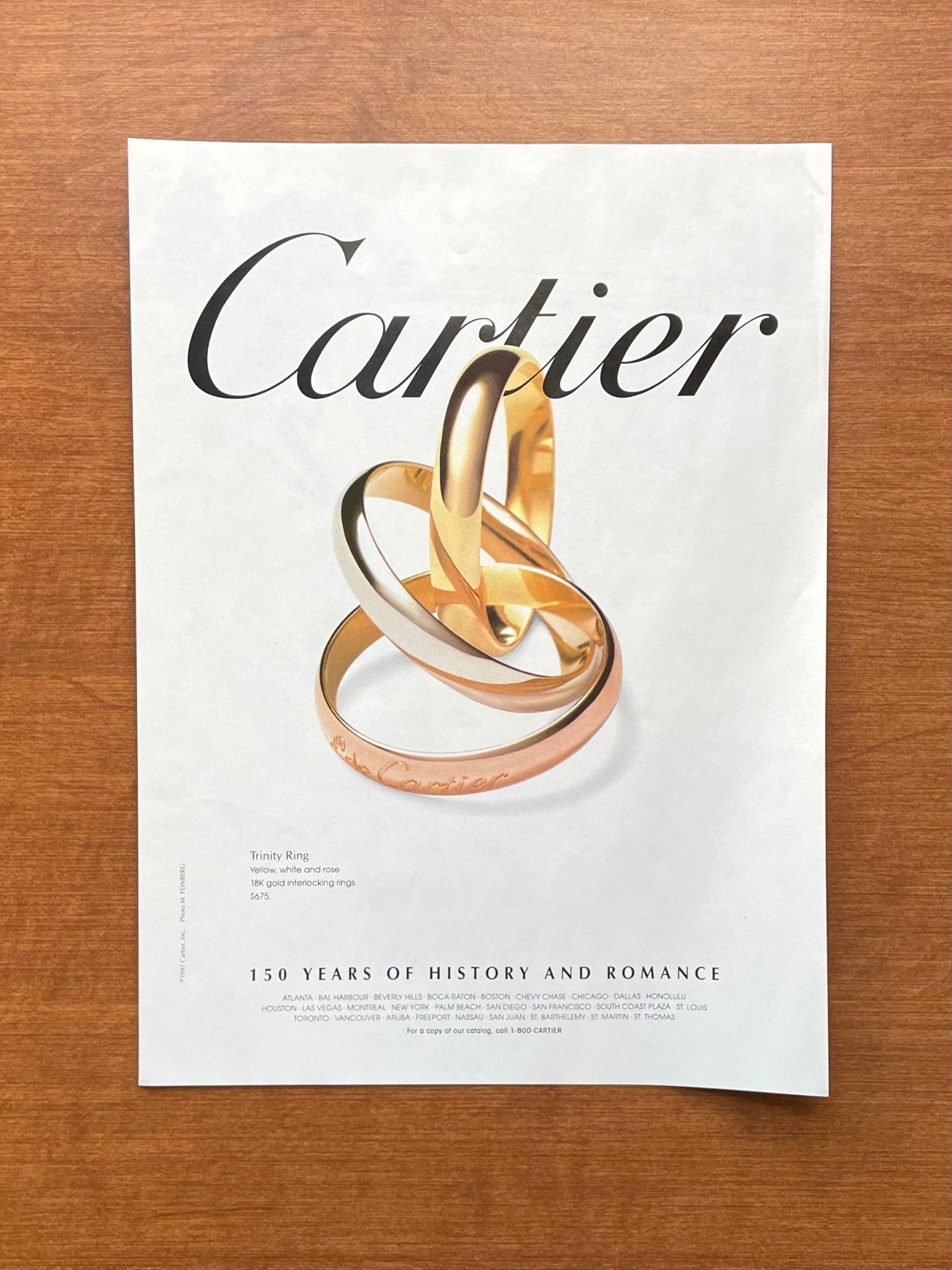 Cartier Add Cartier Trinity Ring Advertisement | Ad Patina