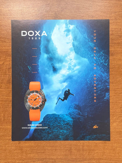 Doxa SUB 300 Carbon Advertisement