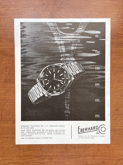 Eberhard Scafograf 300 Ref. 26013 Advertisement