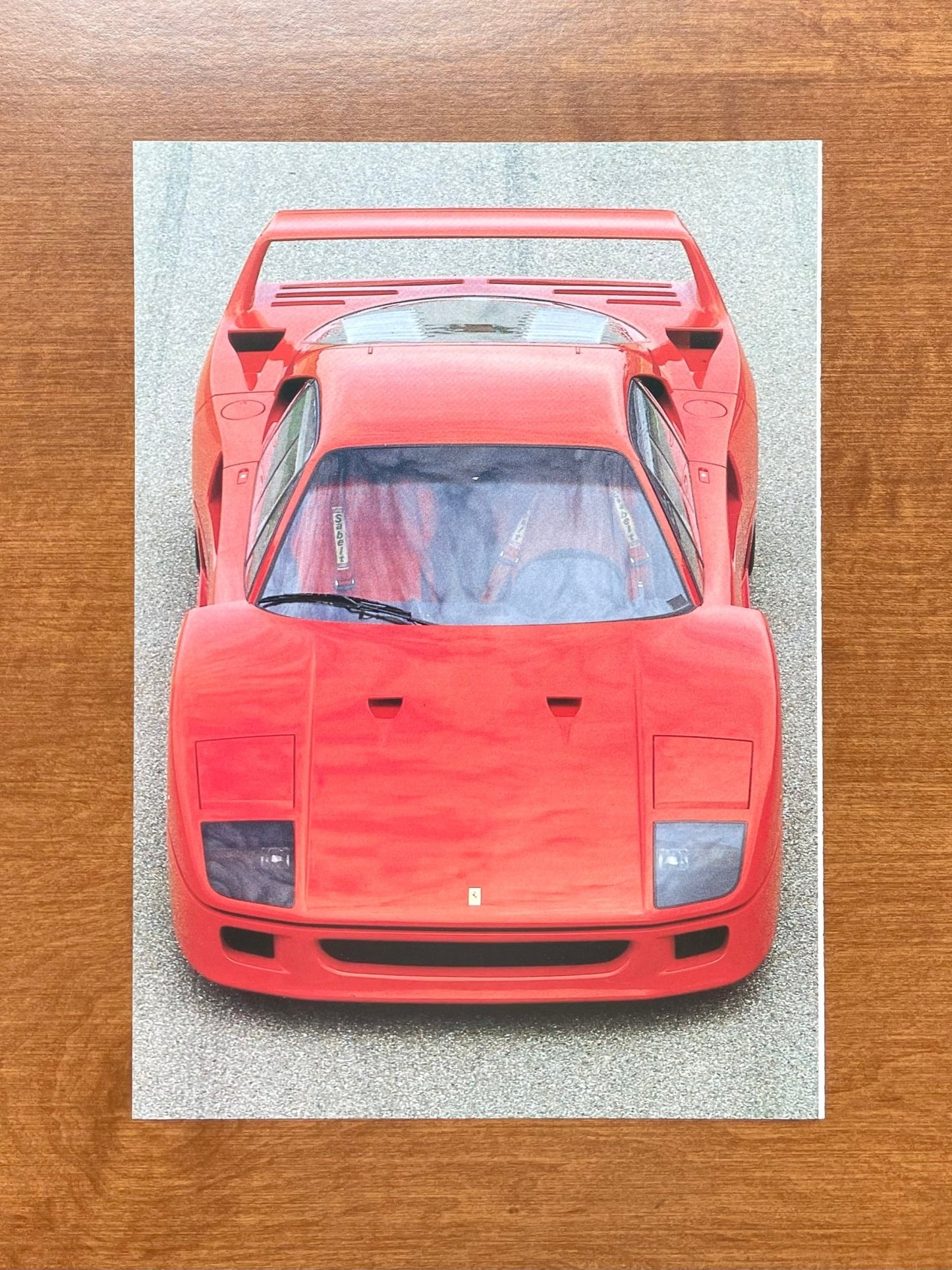 Ferrari F40 Original Magazine Page Image