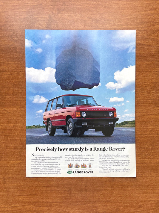 1991 Range Rover "Precisely how sturdy..." Advertisement