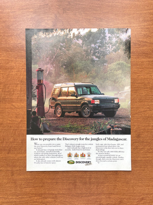 1994 Discovery "jungles of Madagascar." Advertisement