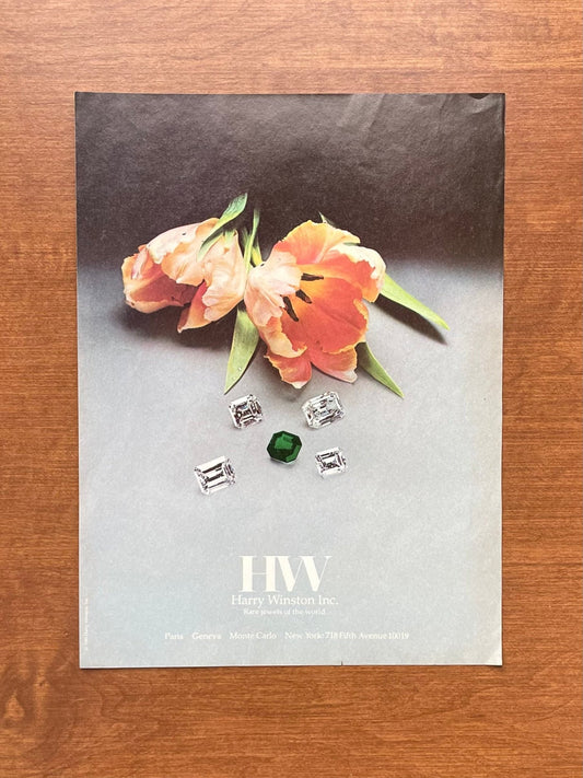 Harry Winston "Rare jewels of the world" Advertisement