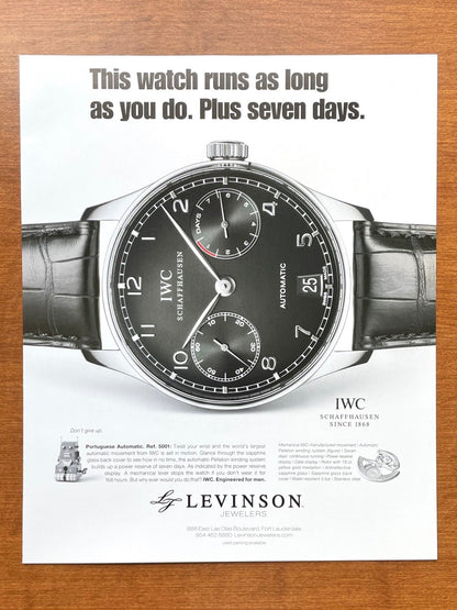IWC Portuguese Automatic Ref. 5001 Advertisement