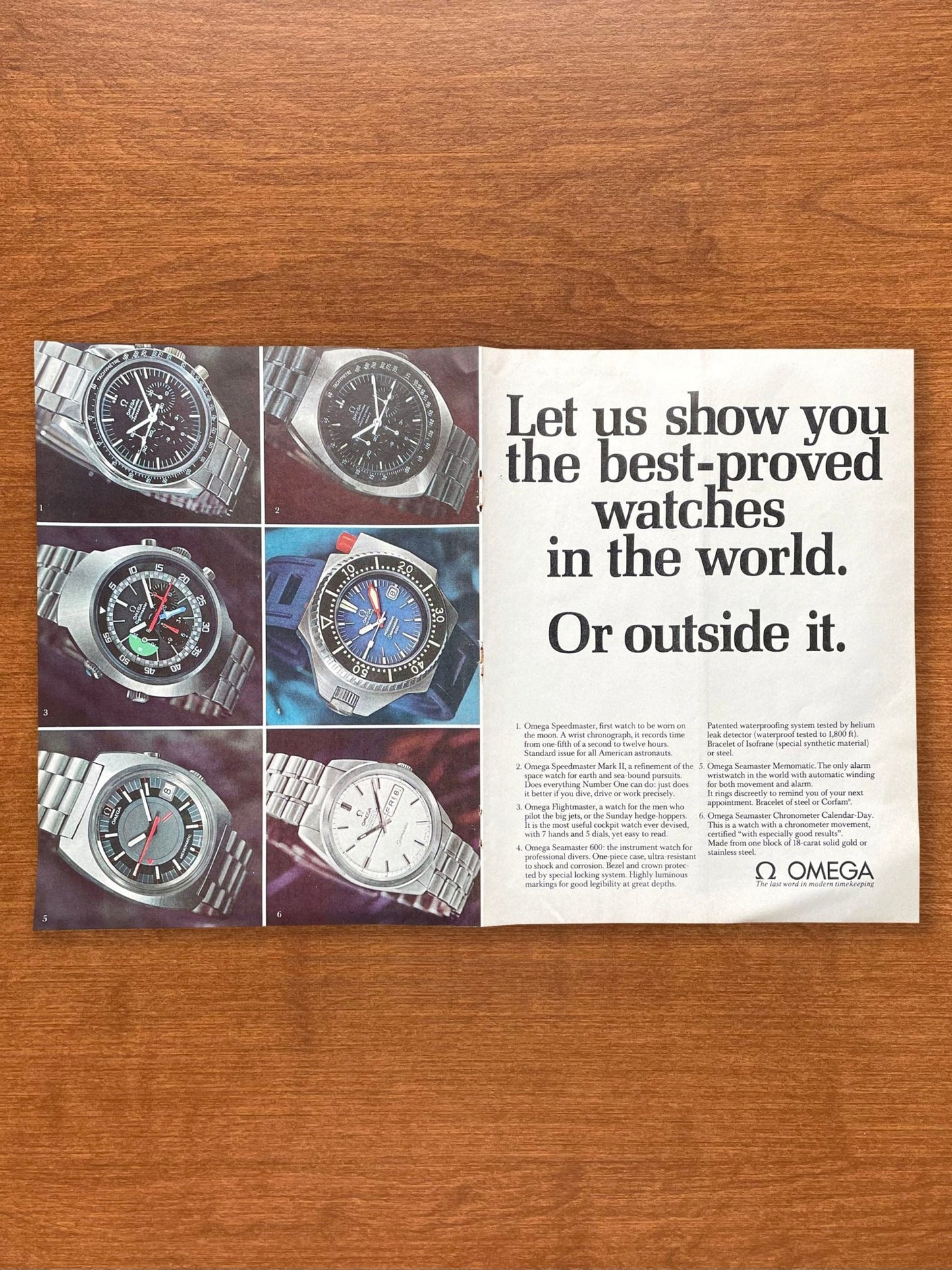 Omega "the best - proved watches..." Advertisement