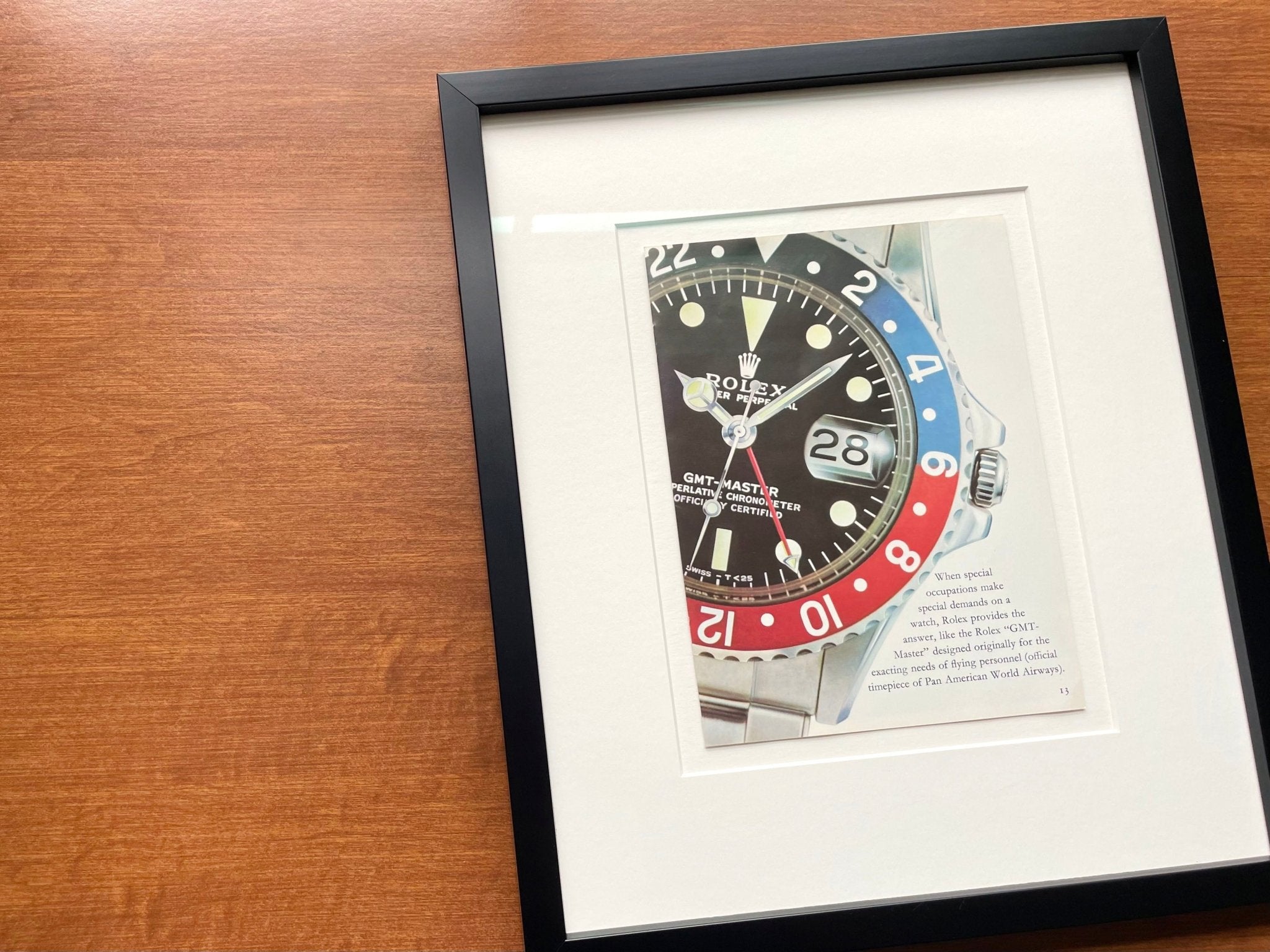 rakkoページ Original Rolex Catalog Page featuring GMT Master Ref. 1675 image