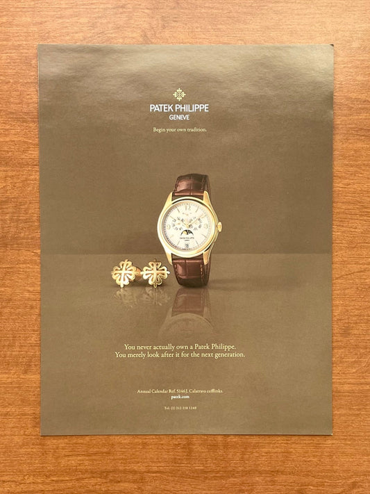 Patek Philippe Annual Calendar Ref. 5146J Advertisement