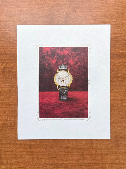 Patek Philippe Ref. 3974 Minute Repeater Original Book Page
