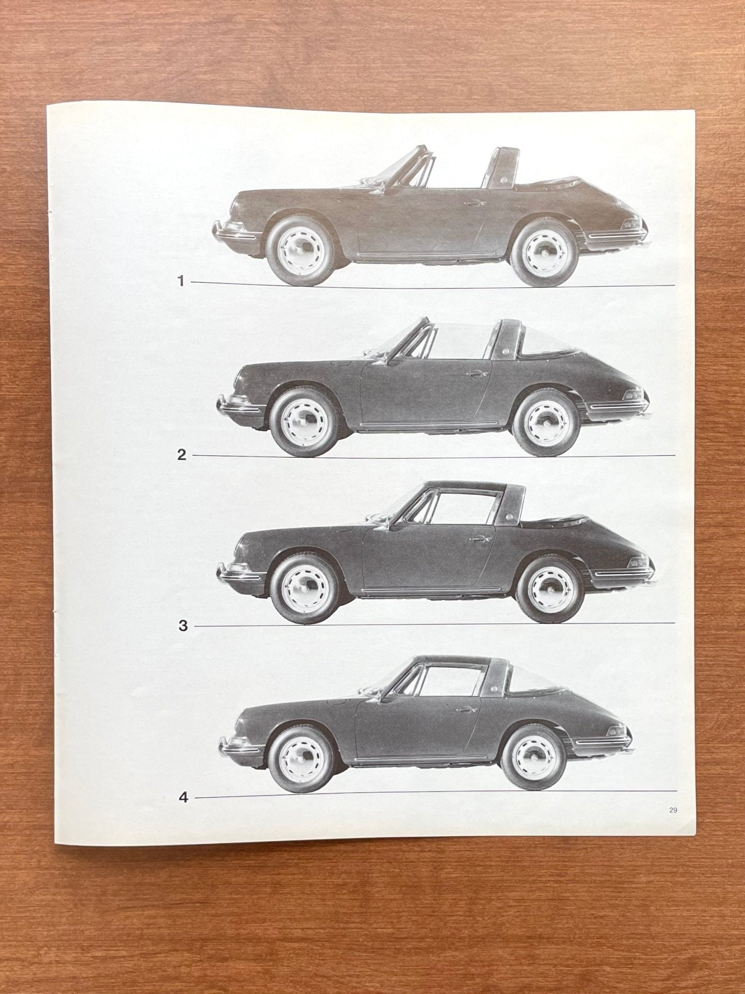 Porsche Targa Original Magazine Image