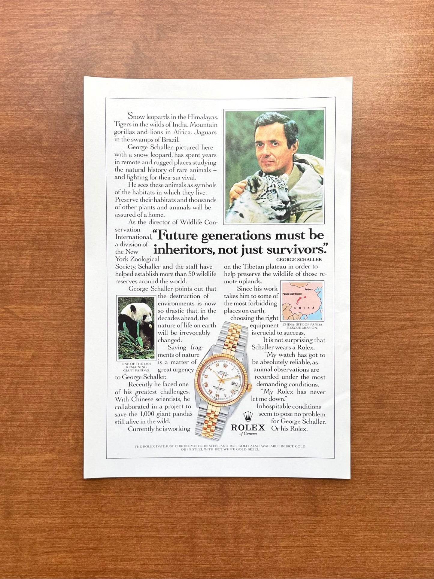Rolex Datejust Ref. 16233 "Future generations..." Advertisement