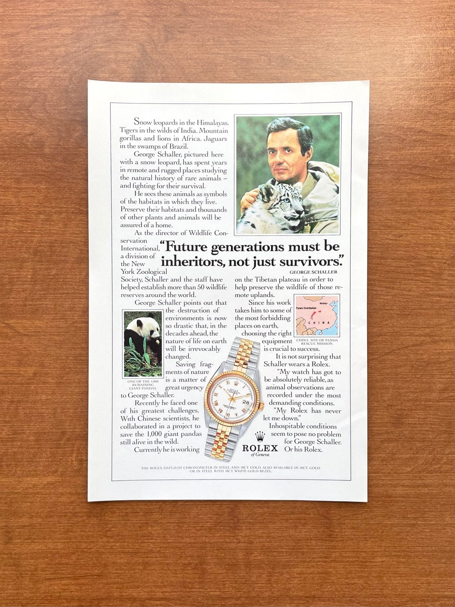 Rolex Datejust Ref. 16233 "Future generations..." Advertisement