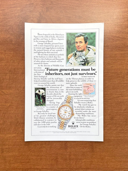 Rolex Datejust Ref. 16233 "Future generations..." Advertisement