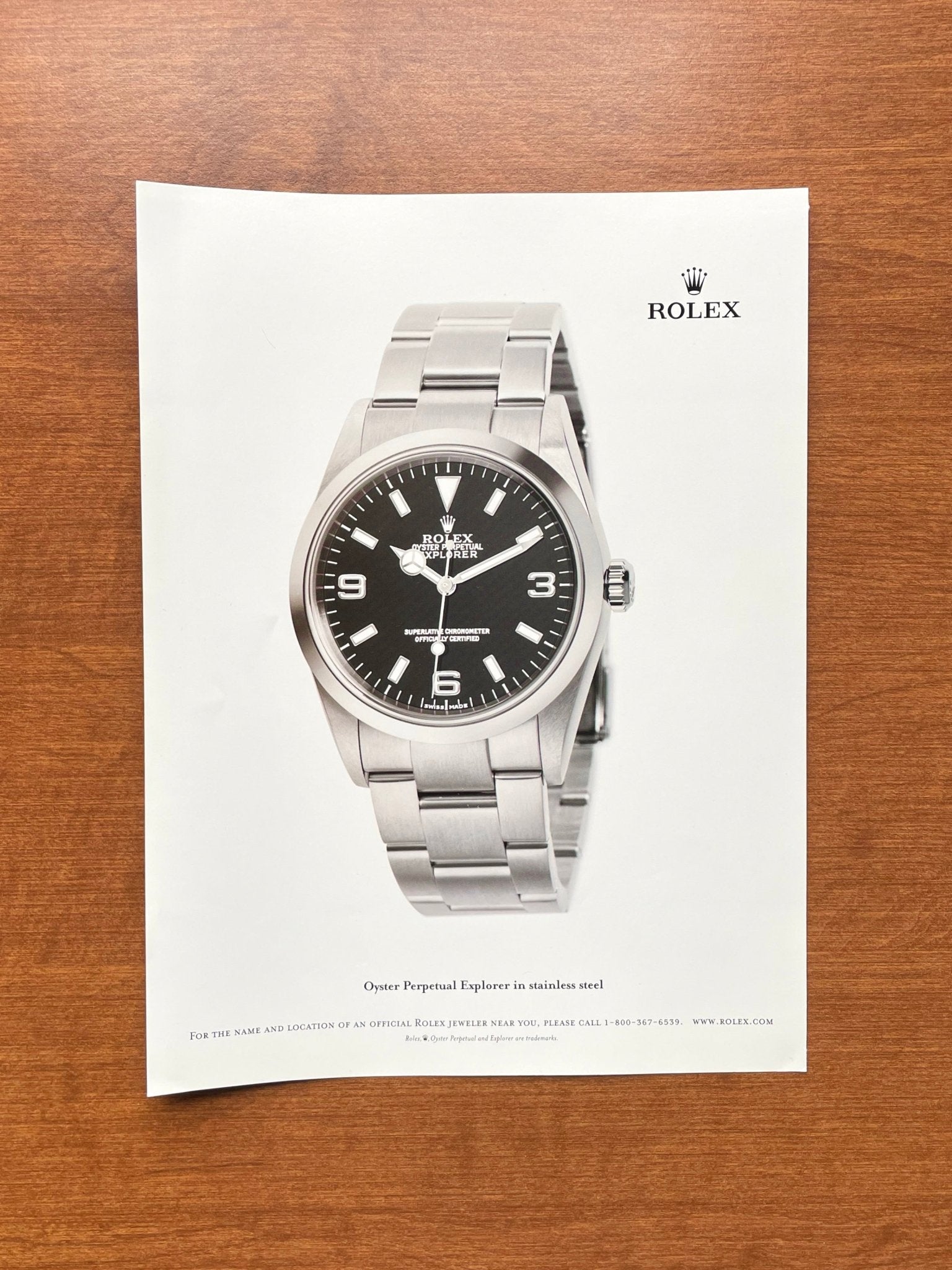 Rolex Explorer Ref. 114270 Advertisement