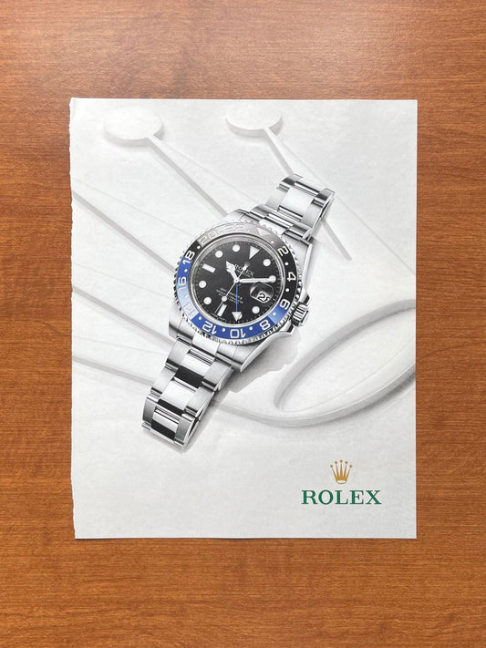 Rolex GMT Master II Ref. 116710 "Batman" Advertisement