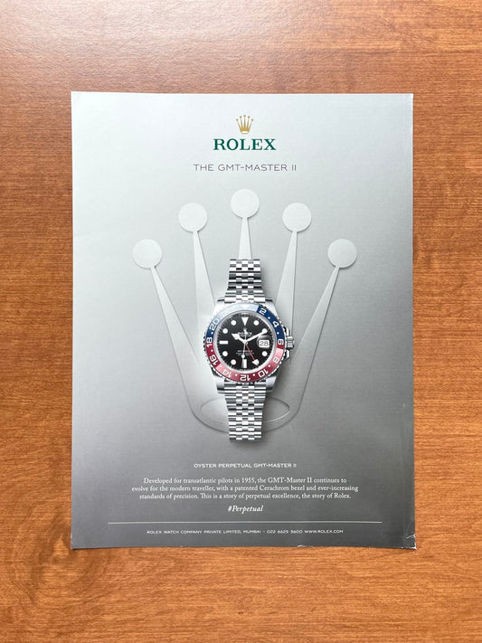 Rolex "Pepsi" GMT Master II Ref. 126710 BLRO Advertisement