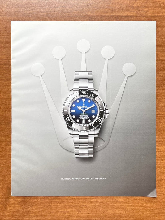 Rolex Sea Dweller Deepsea D-Blue "James Cameron" Ref. 136660 Advertisement