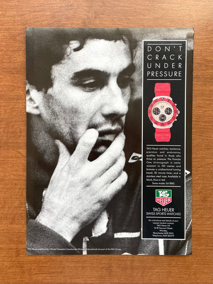 Tag Heuer Formula 1 feat. Ayrton Senna Advertisement