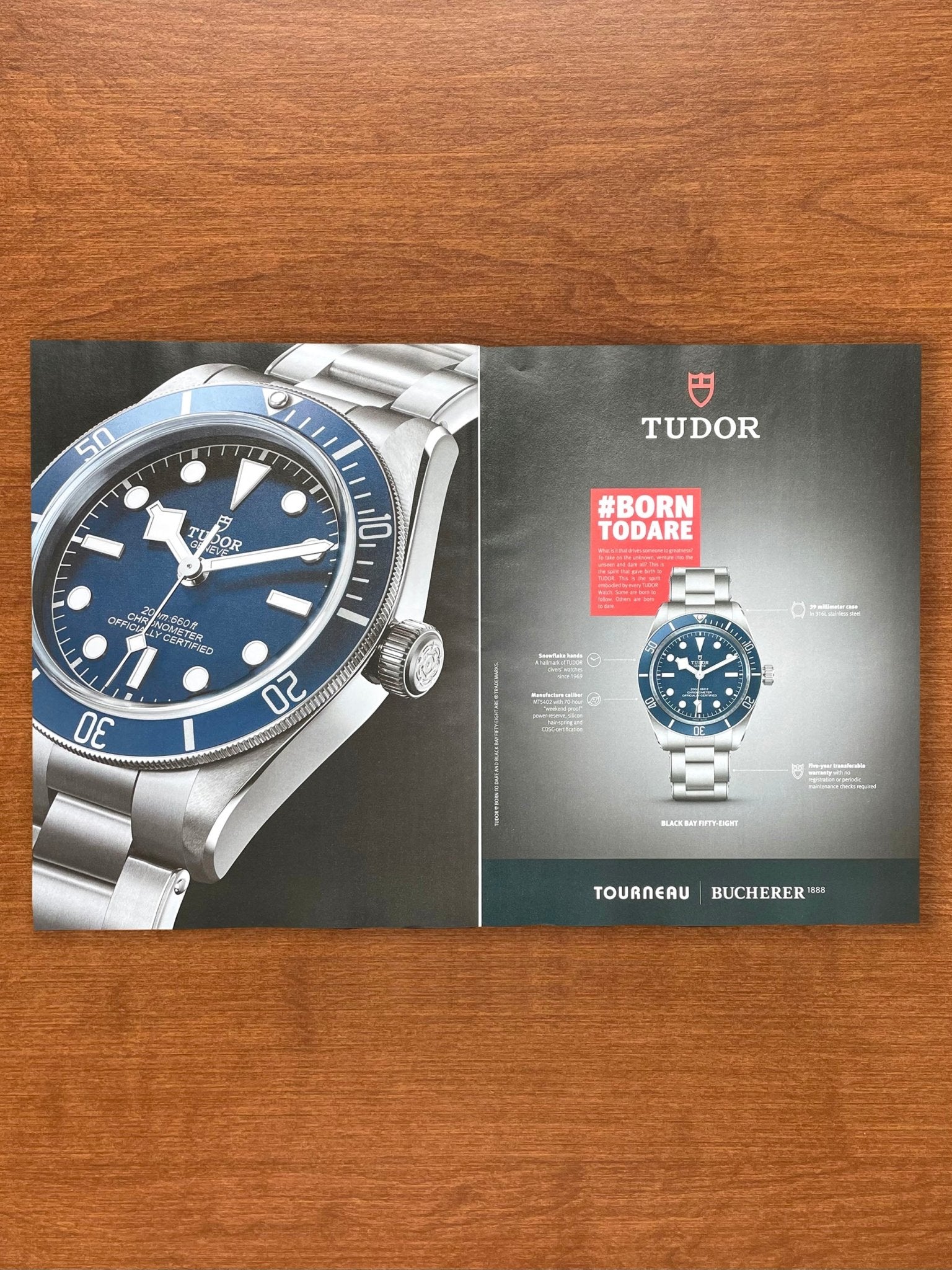 Tudor Black Bay 58 Blue 2 - page Advertisement
