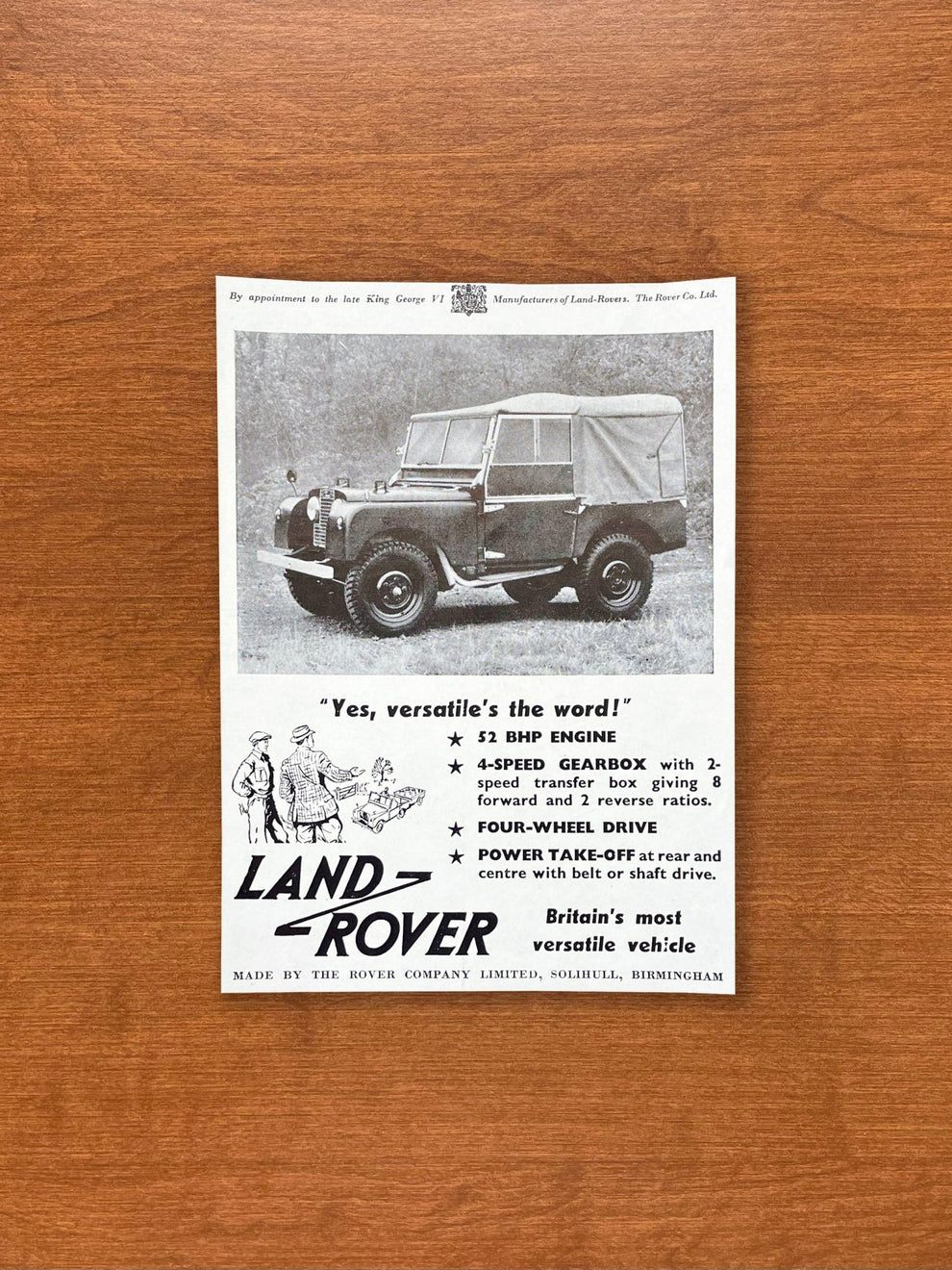 Vintage Land Rover Series I 